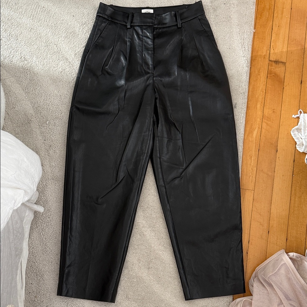 Wilfred Black High-Waisted Pants